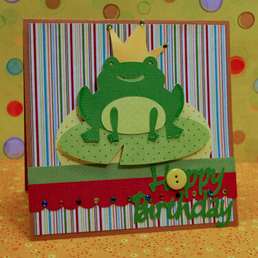 Hoppy Birthday Card *Imaginisce &amp; Glue Arts*