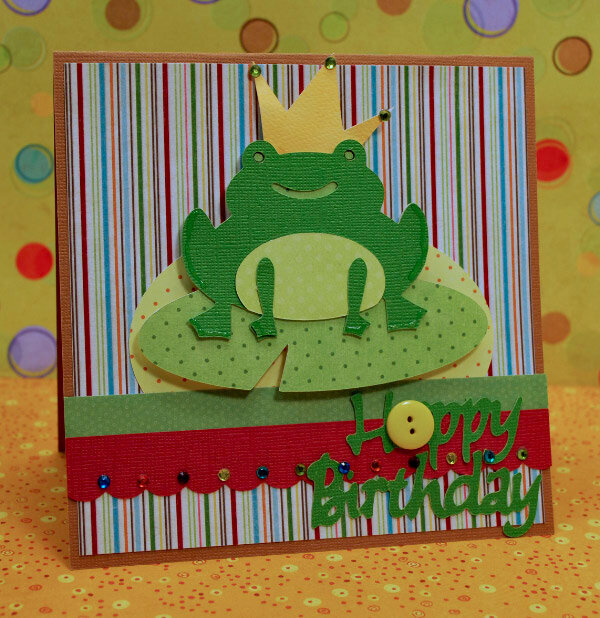 Hoppy Birthday Card *Imaginisce &amp; Glue Arts*