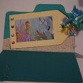 Under the Sea file folder with fish tag