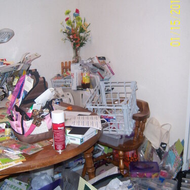 My work space before!!