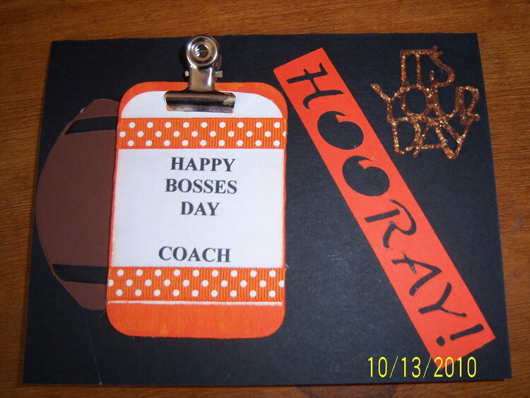 Bosses day card