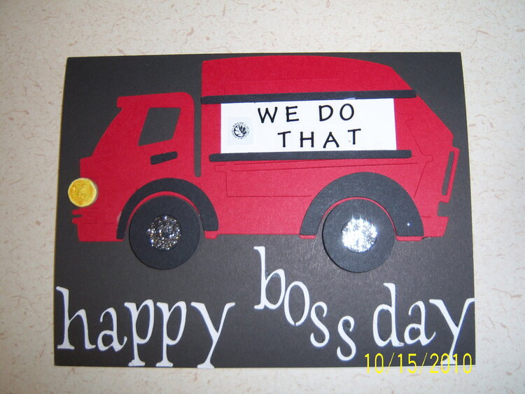 Bosses Day card