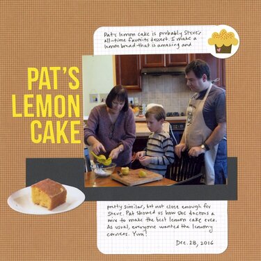 Pat&#039;s Lemon Cake