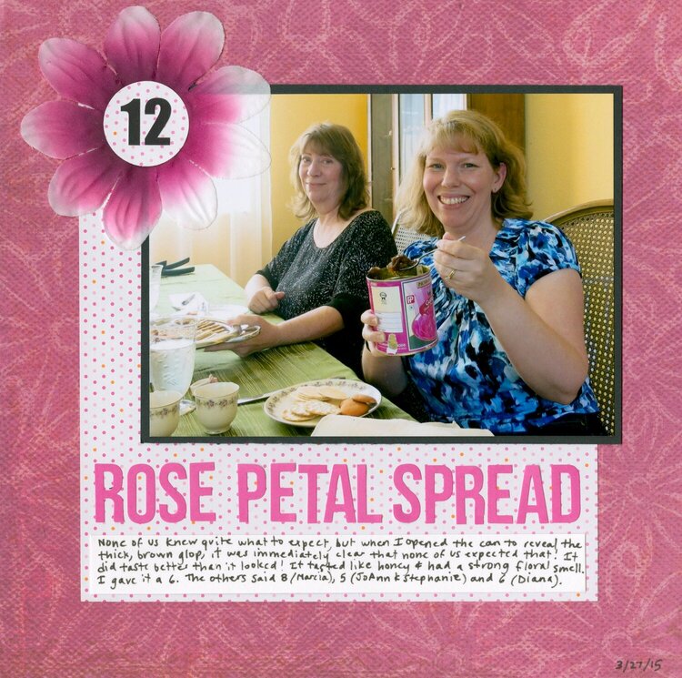 43 New-to-Me: #12 Rose Petal Spread