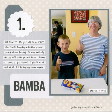 43 New-to-Me: #1 Bamba Peanut Snack