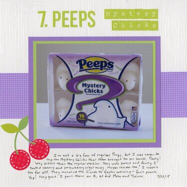 43 New-to-Me: #7 Peeps Mystery Chicks