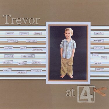 Trevor at 4