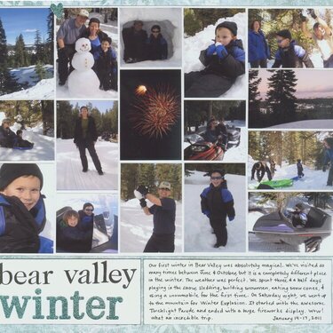 Bear Valley Winter