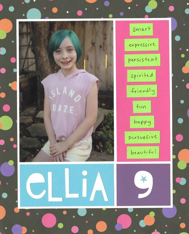 Ellia at 9