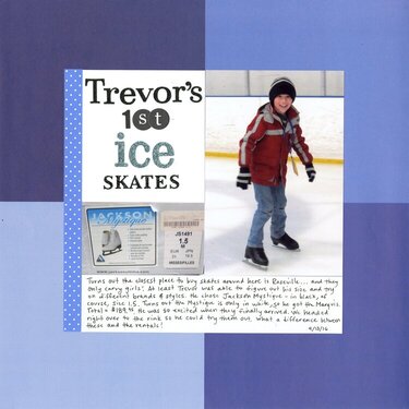 Trevor&#039;s 1st Ice Skates