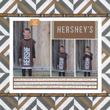 Hershey Bar Halloween Costume