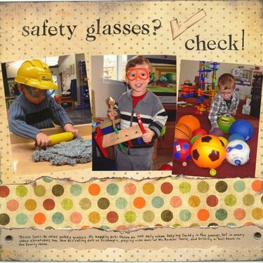 Safety glasses?  Check!