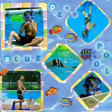 deep blue pool