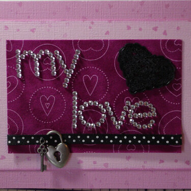 Valentines Card for hubby 2007