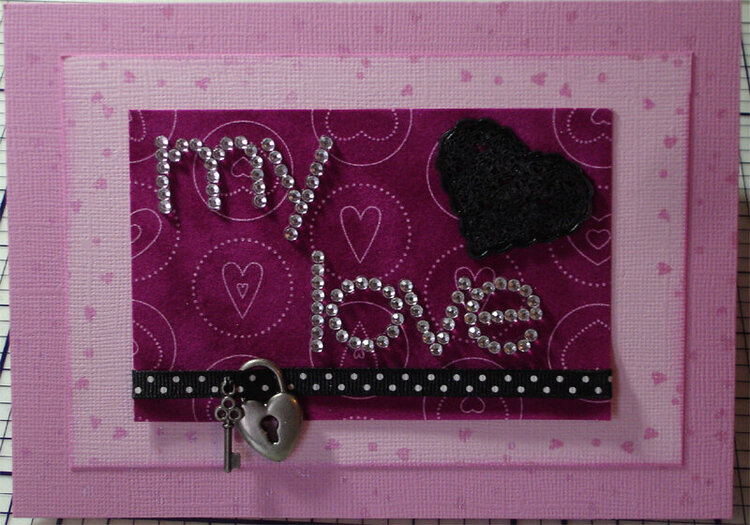 Valentines Card for hubby 2007