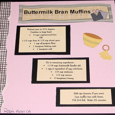 8x8 Recipe Buttermilk Bran Muffins