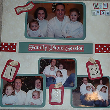 Christmas 2003 - Christmas Photo Session