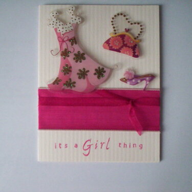 &#039;It&#039;s a Girl Thing&#039; card