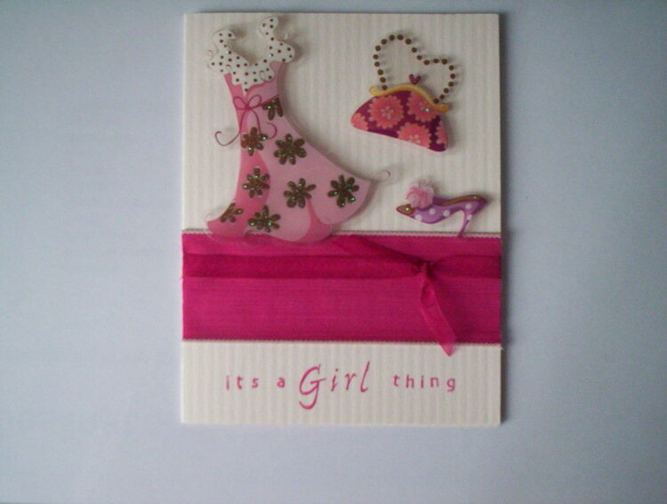 &#039;It&#039;s a Girl Thing&#039; card