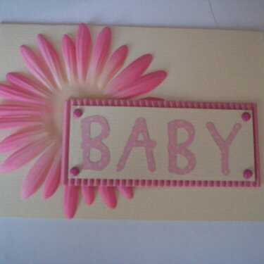 Baby Card - For Girl