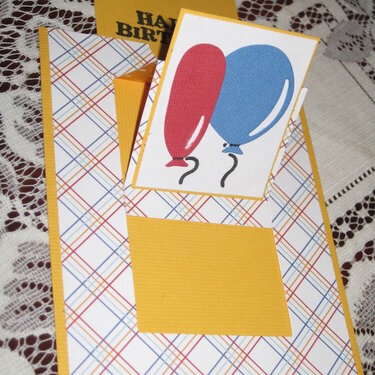 Happy Birthday Surprise Pop-Up Slider Card