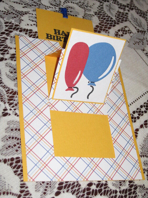 Happy Birthday Surprise Pop-Up Slider Card