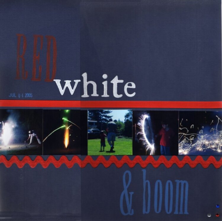 Red White &amp; Boom