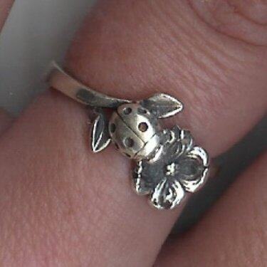 Lady Bug Ring