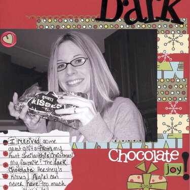 Dark Chocolate Joy!  *Christmas in January Challenge*