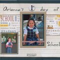 Arianna's 1st Day of School