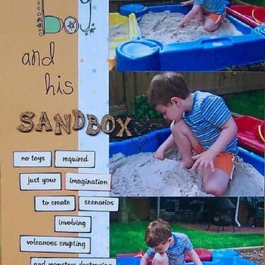 A Boy and His Sandbox