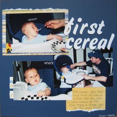 First Cereal