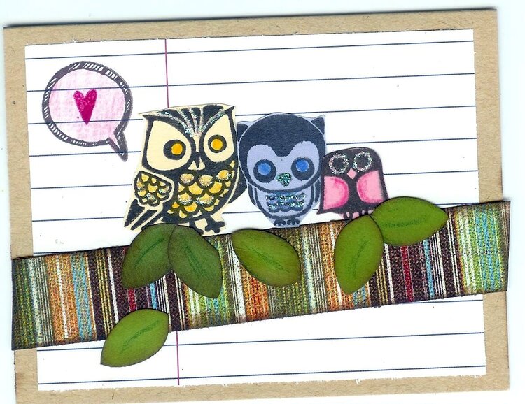 Owl Always Love You, Card