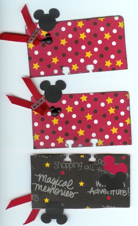 Altered Rolodex Card Swap, Disney group