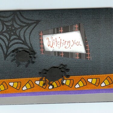 Witching you, front of card