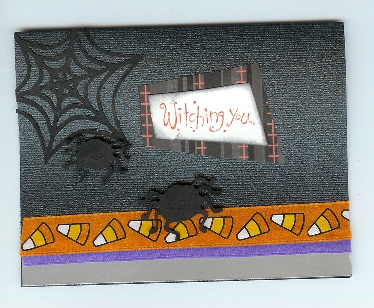 Witching you, front of card