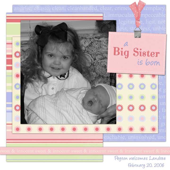 A Big Sister is Born