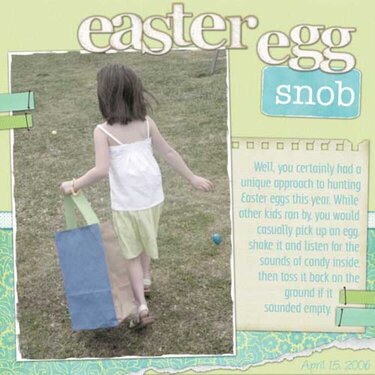 Easter Egg Snob