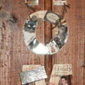 Altered Chipboard letters
