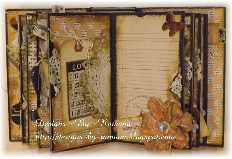 Mini Album Using Teresa Collins Vintage Finds