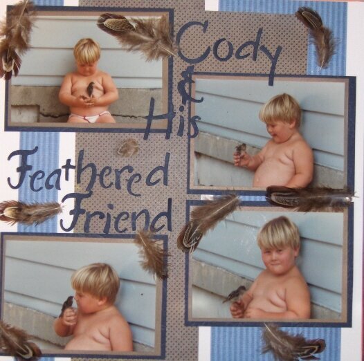 Cody and His Featherd Friend