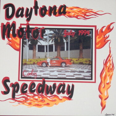 Cody at Daytona Motor Speedway