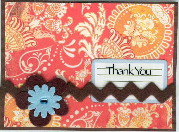 Thank you card