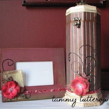 Frame and Canister set: Prima and Paper Trunk