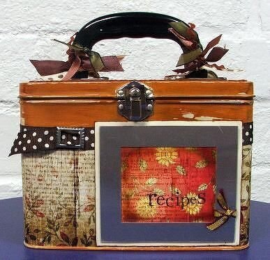 Altered Lunchbox: Rustic French Country