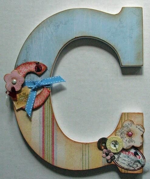 Altered Wooden Letters