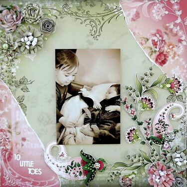 ***ScrapThat March kit**10 little toes