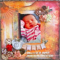 ***June ScrapThat! kit***   A baby is