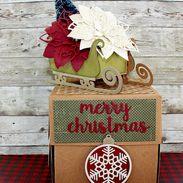 Christmas explosion Box - Elizabeth Craft Designs