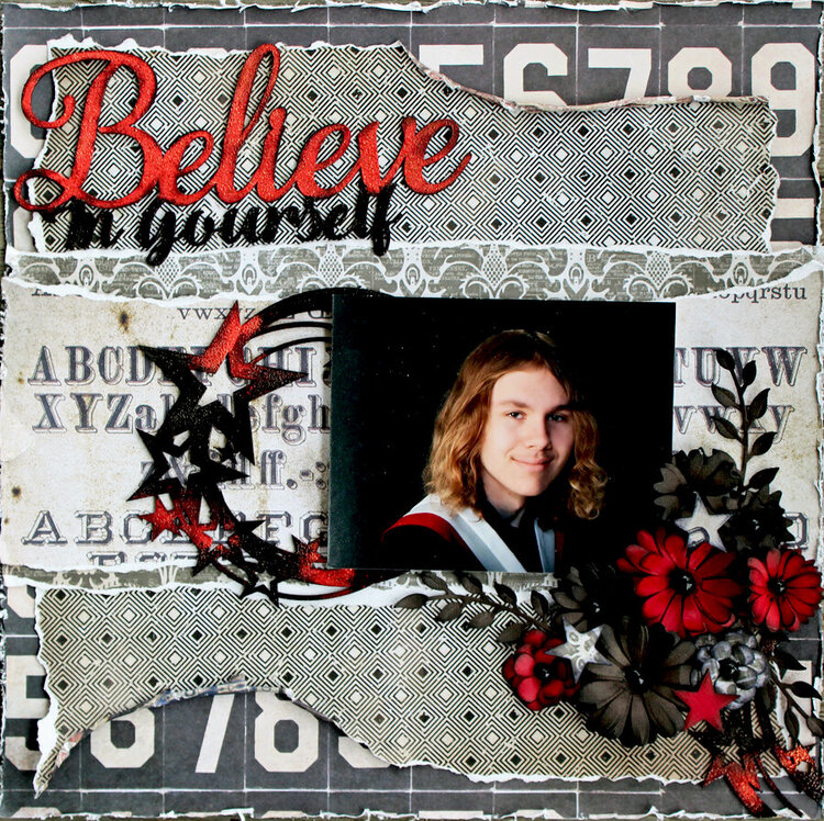 Believe in Yourself - Elizabeth craft Designs and Southern Ridge  Trding Company